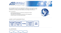 Desktop Screenshot of fit-umwelttechnik.com